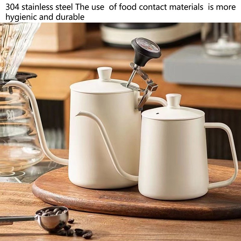 Small Pour Over Coffee Kettle Stainless Steel Precisely Control Coffee