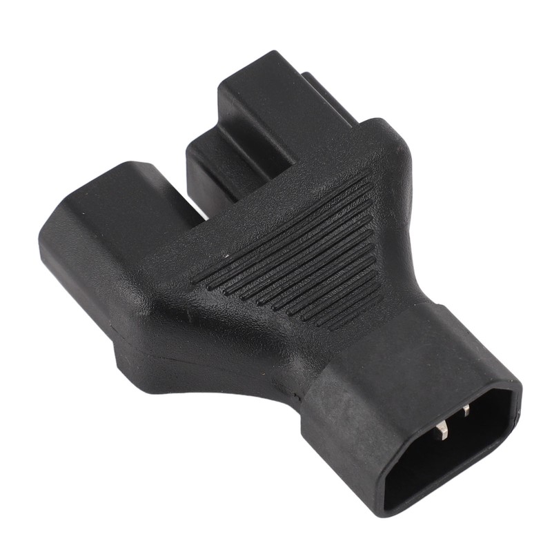 IEC320 C14 to C13 and 5‑15R Power Adapter Male to