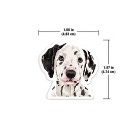 WIRESTER Fresh Scented Car Air Freshener Vent Clip, Decorative Accessories, Interior Decoration for Cars - Cute Dalmatian Dog