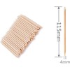 200 Count Nail Art Wood Sticks Wooden Cuticle Remover, Orange
