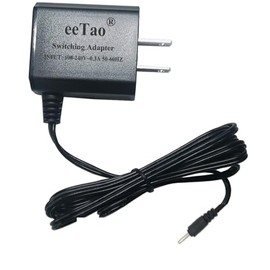 eeTao 5V AC/DC Adapter Charger Power Cord for Braun 5513 5516 MGK3010 MGK3020 MGK3021 MGK3025 MGK3210 MGK3220 MGK3221 MGK3225 MGK3921 BT3000 BT3020 BT3021 BT3022 BT3221 BT3222 BT3240 Trimmer Clipper