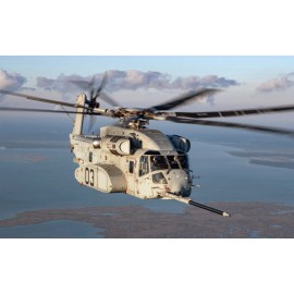 Framed 4" X 6" Print of a Sikorsky CH-53E "Super Stallion" Helicopter.