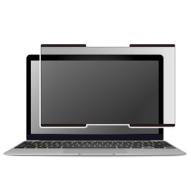 Elecom EF-PFNS125W Privacy Filter, 12.5-Inch, Anti-Peeping, Easy to Remove, Suction Type, Touch Panel Compatible