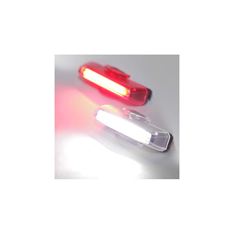 BENOTTO Luz Urbano Delantera+Trasera USB 100/50Lumens 8xFunciones JY-6102