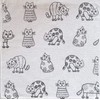 Kracht Terry Tea Towel Kitchen Cat Series 50 x 50