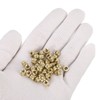 Sourcing Map Knurled Insert Nuts, 50pcs M4 x 4mm L