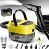 Steam Cleaner, 3-Level Adjustable Handle with 16 Accessories, Portable