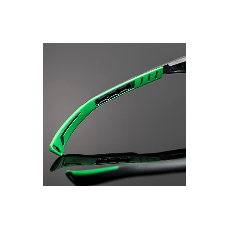 Univet 5X1.03.00.05" 5X1 Goggle with G15 Glass, Grey/Green