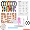 TUPARKA 15 PCS Paper Quilling Kits with 29 Colors 600
