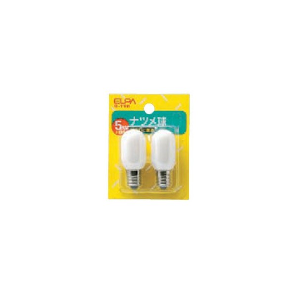 Elpa G-10B Jujube Bulb Lighting E12 100V 5W White 2