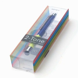 Xonex 2-Tone Stylus Pen - Navy/Lime