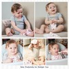 34 Pack Baby Receiving Blanket Set: 4 Flannel Cotton Blankets