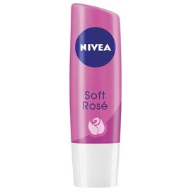 'Nivea Lip Balm Soft Rose Highlights lips with natural rose sheen A 4.8g