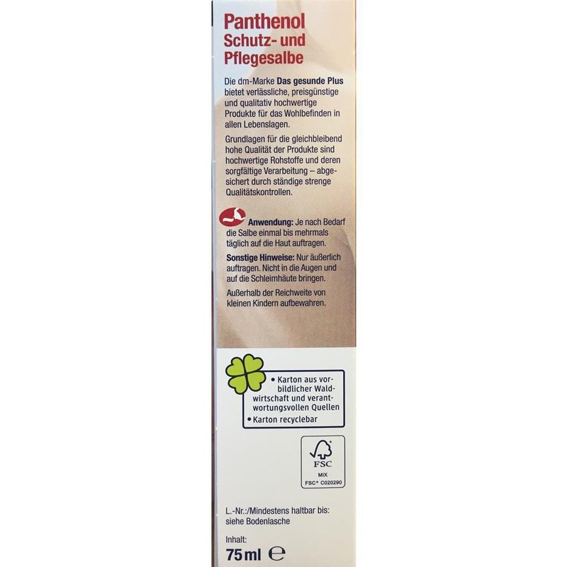 DAS gesunde PLUS Panthenol Protective and Care Ointment (75 ml