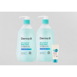 Dermavi AC Control Body Wash 420ml x 2 (+Random Tube) / 더마비 AC컨트롤 바디 워시 420ml x 2개 (+랜덤튜브)