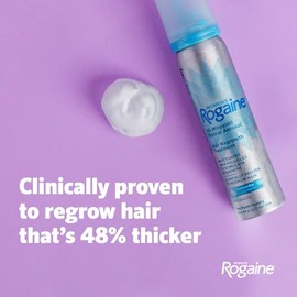 Women's Rogaine 5% Minoxidil Foam for Hair Thinning and Loss, Topical Treatment for Women’s Hair Regrowth, 4-Month Supply