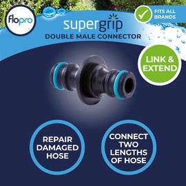 Flopro+ Double Male Garden Hose Connector