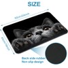 Rstick Grey Cat Peeking Printed Bathroom Rug Non - Slip