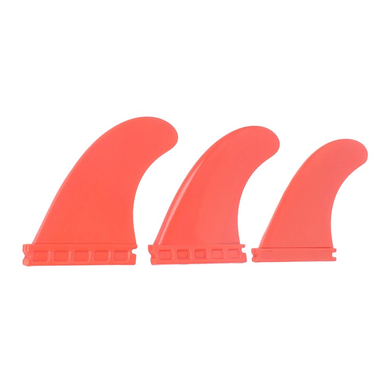 3Pcs Surfboard Fins PVC Thruster Fins Surfing Board Accessories for