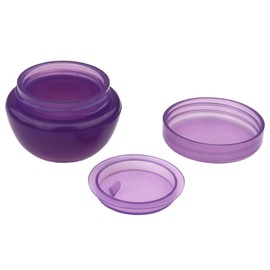 Beauticom 10G/10ML MIX Colors Frosted Container Jars with Inner Liner and Lid for Scrubs, Salves, Creams, Lotions, Makeup Cosmetics, Beauty Samples - BPA Free (6 Pieces, MIX Colors)