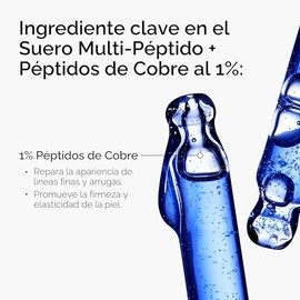 The Ordinary Multi-Peptide + Copper Peptides 1%, GHK-Cu Anti-Aging Serum for Fine Lines and Skin Elasticity