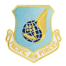Military USAF Air Force Pacific PACAF Command Color Uniform Sew-On Patch 6A3