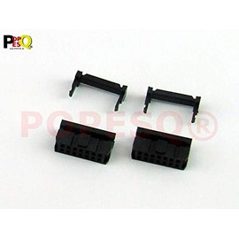 POPESQ® IDC 2.54 mm Male Ribbon Cable 14-Pin #A569 Pack of 2