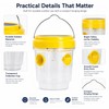Solar Wasp Trap for Outdoor Pest Control – Reusable Hanging