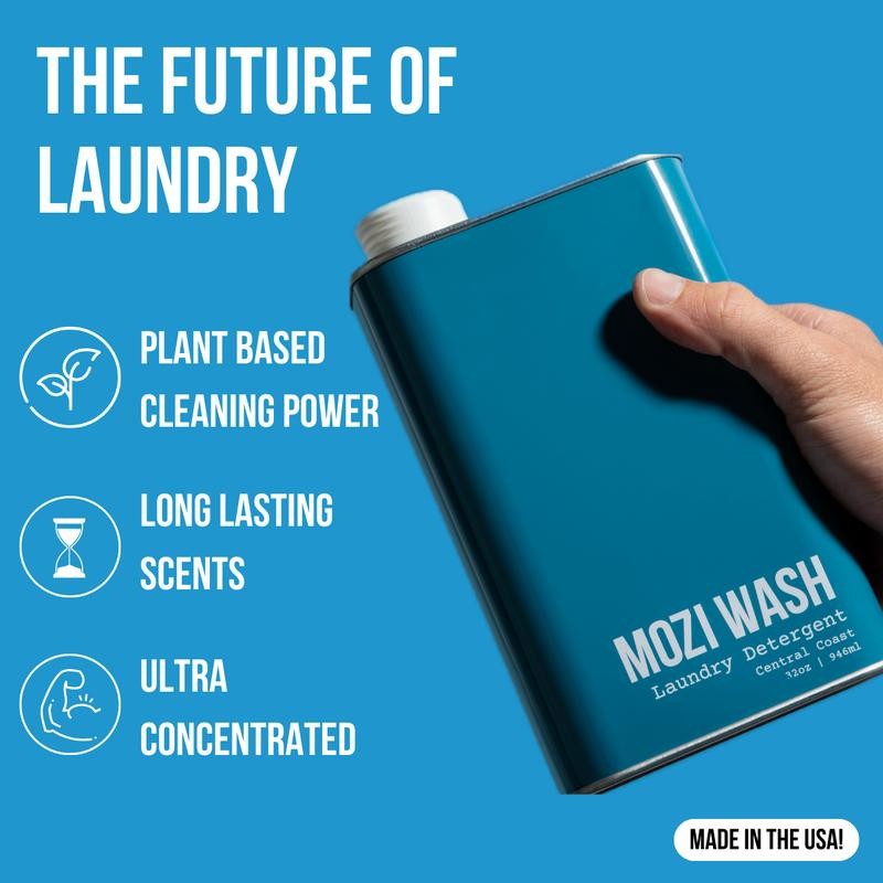 Mozi Wash Luxury Scented Laundry Detergent, Ultra Concentrated 50+ Loads