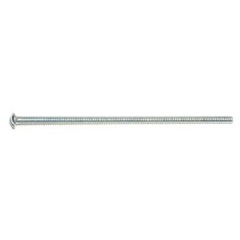Unbranded #6-32 x 4" Zinc Slotted Round Head Machine Screws (15 pcs.)