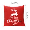 Coddsmz Set of 2 Sublimation Pillow Case Blank Christmas Decorative