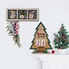 Advent Calendar 2024 Christmas Tree Decor, Rustic Wooden Tree Decorations