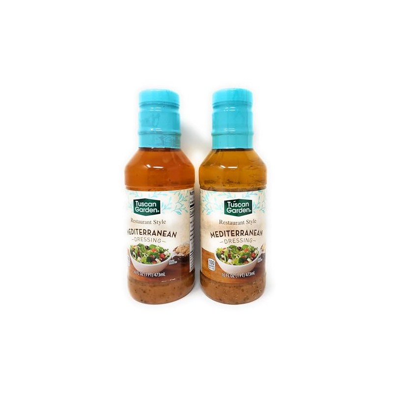 Restaurant Style Mediterranean Dressing 16 fl oz/473 ml (Pack of