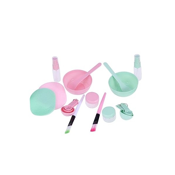 2set Facial Mask Bowl Brush Set Silicone Mask Tools Bowl