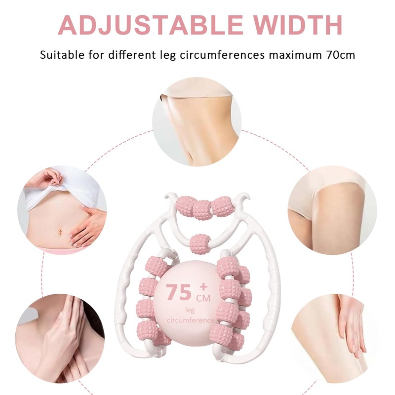 YushengTai Cellulite Massager, 20 Wheels Cellulite Roller, Massage Roller Legs,