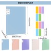 5 Pack A4 Display Books 20 Pockets Display Folders with
