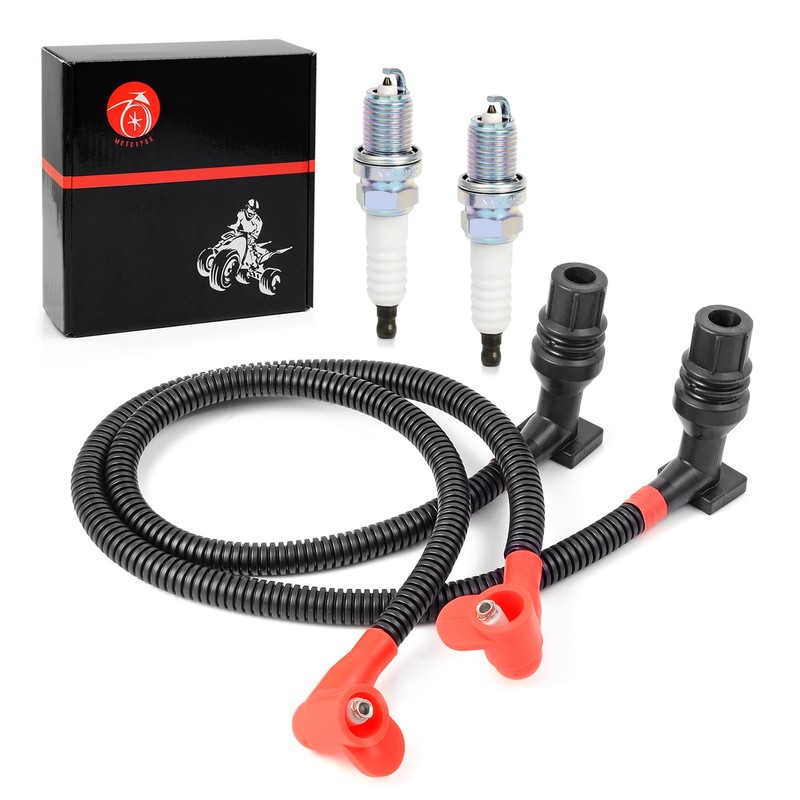 Ignition Coil Wire Cap and Spark Plug Compatible with Polaris