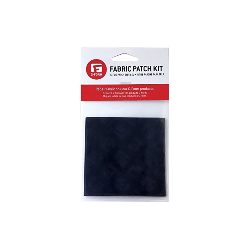 G-Form Unisex - Adult Sleeve Patch Kit Anklet, Black-G Logo,