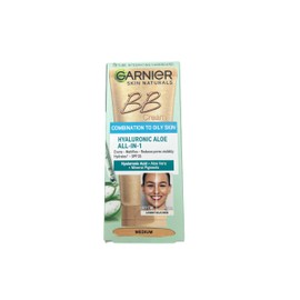Garnier Skin Naturals Combination to Oily Skin Hyaluronic Aloe All-in-1 BB Medium Cream, 50ml