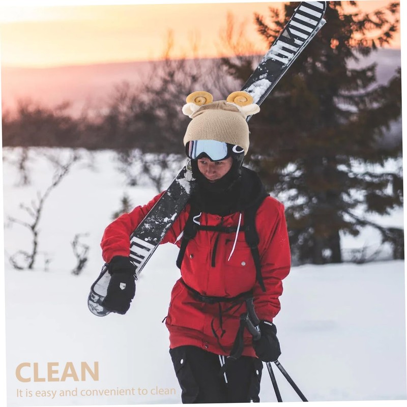 KOMBIUDA Decorative Ski Helmet Cover Washable and Lightweight Cartoon Design