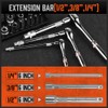 HORUSDY 3-Piece Ratchet Set, 1/4” 3/8”, 1/2" Drive Ratchet Handle