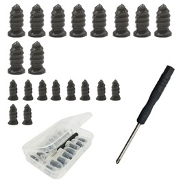 Puncture Repair Kit for Cars, Quick Patching, Timely Patching, Puncture Repair Kit, Puncture Repair Kit, Bicycle, Motorcycle, Rubber Nails, Car, Puncture Repair Kit, 10 Pieces of Each Size, Includes