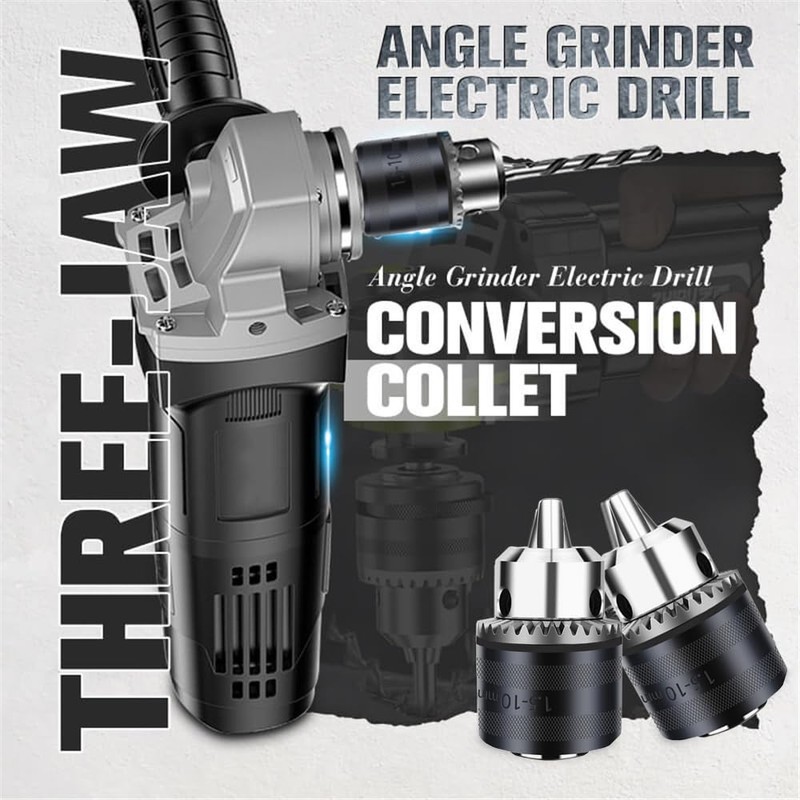 Srliya Angle Grinder Conversion Drill Rotary Chuck, Drill Chuck Conversion