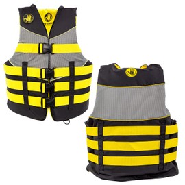 Body Glove Method Nylon U.S. Coast Guard Approved Life Jacket PFD-Yellow-S/M