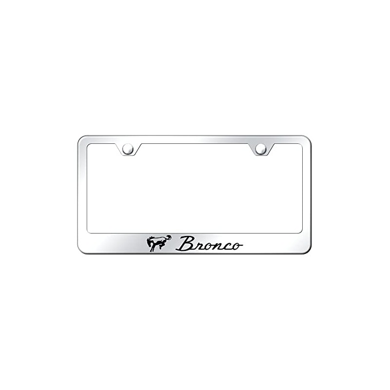 Au-TOMOTIVE GOLD Laser Etched Logo Stainless Steel License Plate Frame