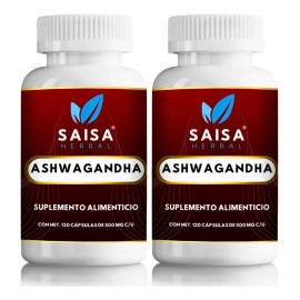 Raíz Ashwagandha De 240 Caps Antiestres Suplemento Natural