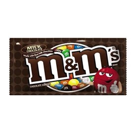 M&Ms M&M's Chocolate Candies, Milk Chocolate, 1.69-Ounce Bags (Pack of 48)