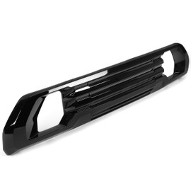 Kojem Front Lower Grille Plate Bumper Filler Compatible with 2019-2021 GMC Sierra 1500 AT4 / Denali Black Painted