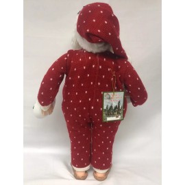 Decor Karen Didion Santa - Bedtime - 18" - Christmas Holiday Decor Figurine Cookie NEW