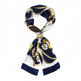 Long Like Silk Neck Head Scarf For Women Purse Bag Scarfs For Handbags Satin Hair Scarf Lightweight Fashion Neck Tie